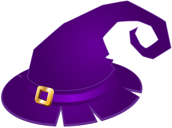 This png image - Purple Witch Hat Transparent PNG Clip Art Image, is available for free download