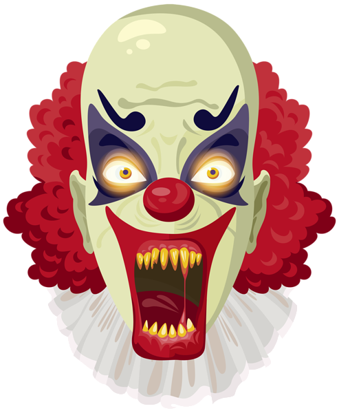 This png image - Scary Clown PNG Clipart Image, is available for free download