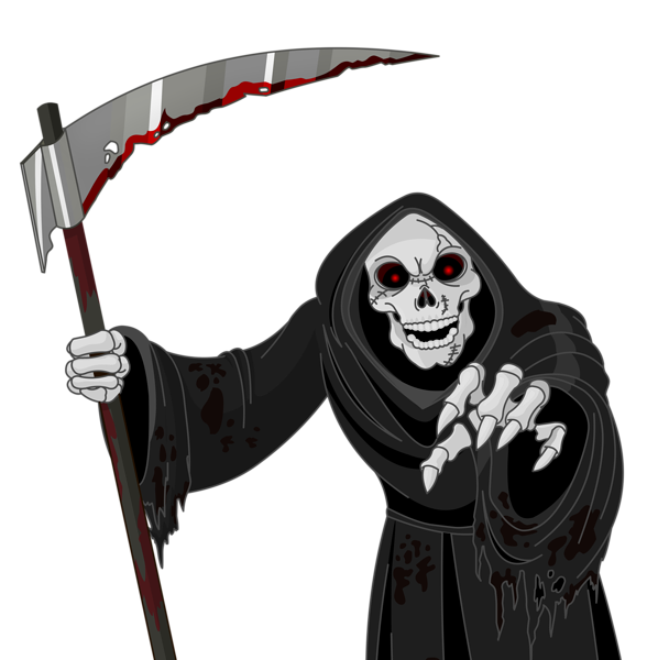 This png image - Scary Grim Reaper PNG Vector Clipart, is available for free download