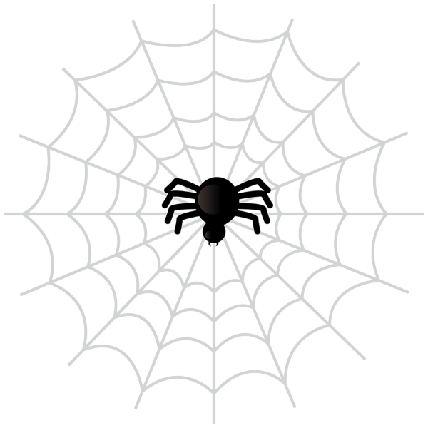 This png image - Spider and Web PNG Transparent Clipart, is available for free download