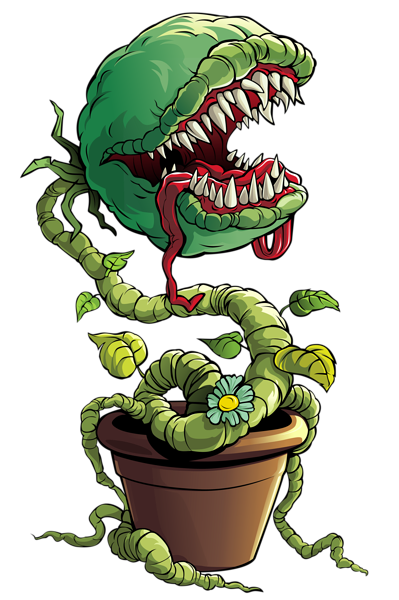 This png image - Venus Fly Trap Plant Monster PNG Clip Art Image, is available for free download