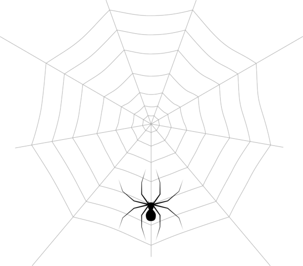 This png image - Web and Spider PNG Clip Art Image, is available for free download