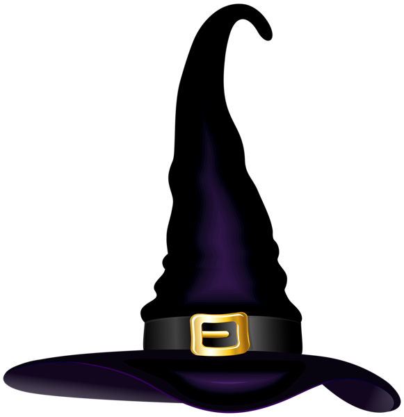 This png image - Witch Hat Dark Transparent PNG Clipart, is available for free download