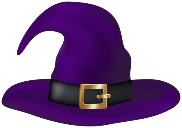 This png image - Witch Hat Purple PNG Clipart, is available for free download