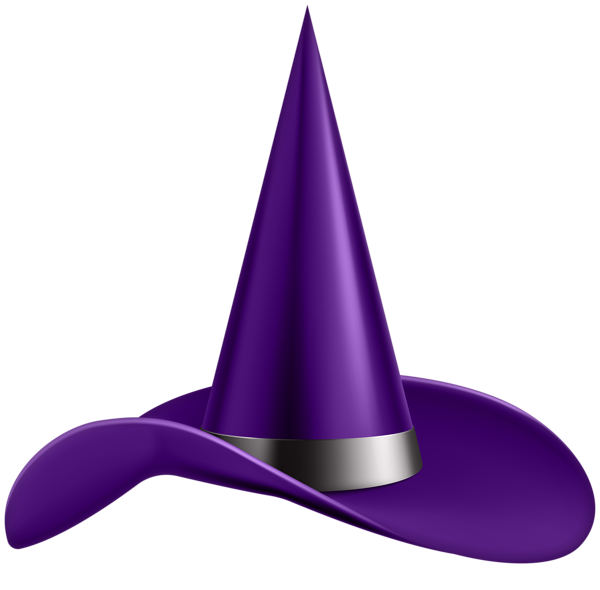 This png image - Witch Hat Purple Transparent Image, is available for free download
