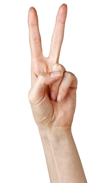 This png image - Hand Showing Two Fingers PNG Clipart Picture, is available for free download