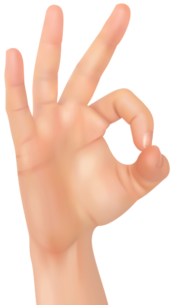 This png image - Okay Hand PNG Clip Art Image, is available for free download