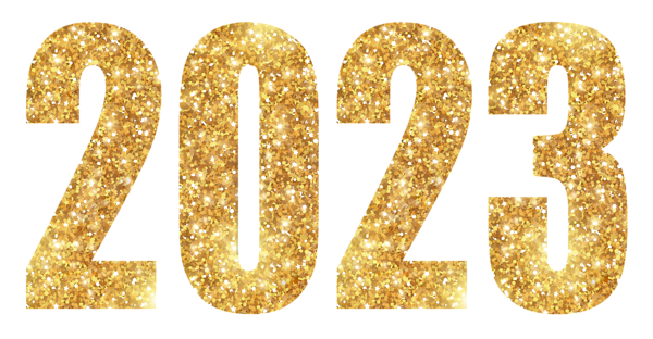 This png image - 2023 Flat Gold Large PNG Image, is available for free download