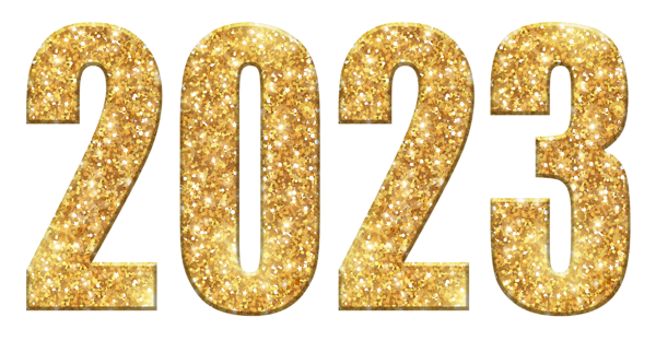 This png image - 2023 Gold Large PNG Image, is available for free download