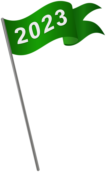 This png image - 2023 Green Waving Flag PNG Clipart, is available for free download