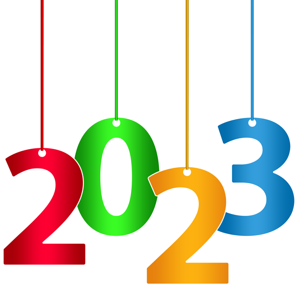 This png image - 2023 Hanging Transparent Clipart PNG Image, is available for free download