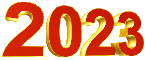 This png image - 2023 Red 3D PNG Clipart, is available for free download