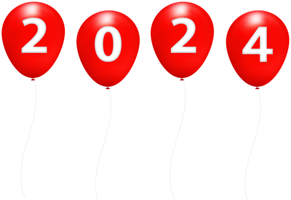 This png image - 2024 Red Balloons Clip Art Image, is available for free download