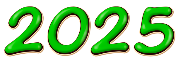 This png image - 2025 Green Clipart Image, is available for free download