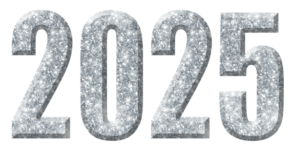 This png image - 2025 Silver Large PNG Image, is available for free download