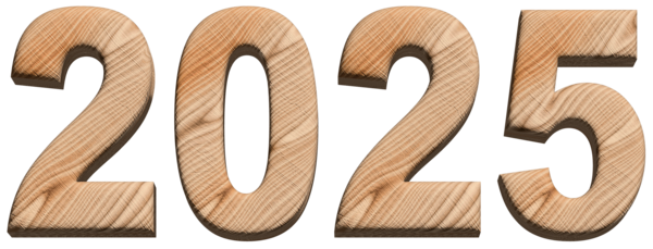 This png image - 2025 Wooden Text PNG Clipart, is available for free download