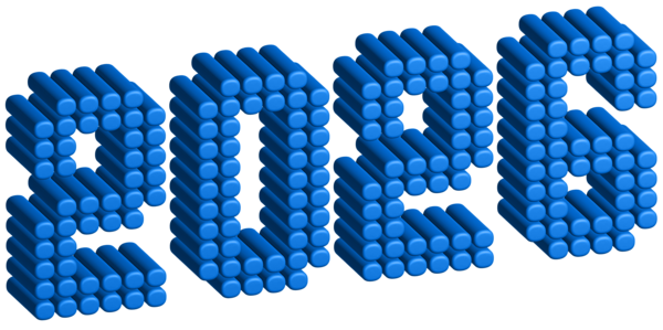 This png image - 2026 Blue Dots 3D PNG Clipart, is available for free download