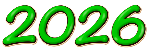 This png image - 2026 Green Clipart Image, is available for free download