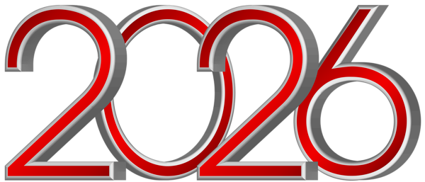This png image - 2026 Silver Red PNG Clipart, is available for free download