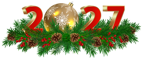 This png image - 2027 Christmas Decoration PNG Clip Art Image, is available for free download