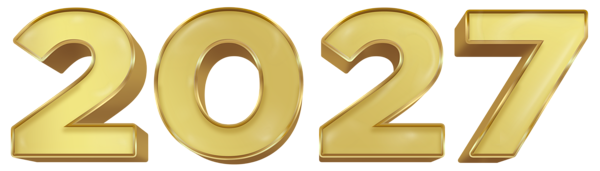 This png image - 2027 Golden Transparent Clipart, is available for free download