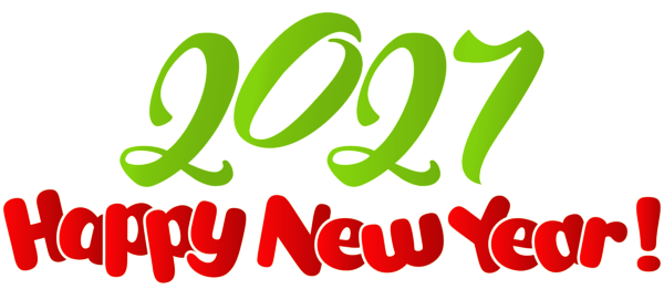 This png image - 2027 Happy New Year PNG Clip Art Image, is available for free download