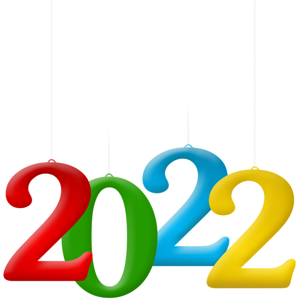 This png image - Hanging 2022 Clipart, is available for free download