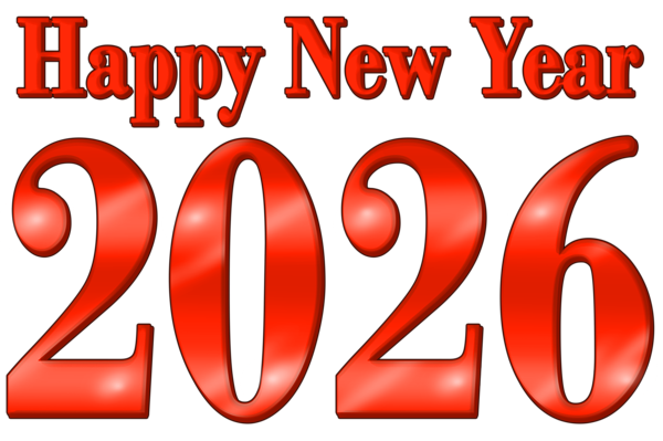 This png image - Happy New 2026 PNG Clipart, is available for free download