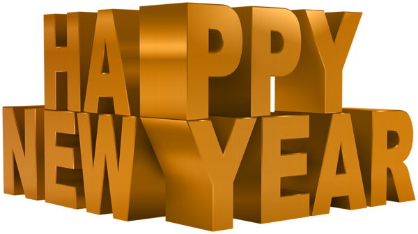 This png image - Happy New Year Text PNG Clipart, is available for free download