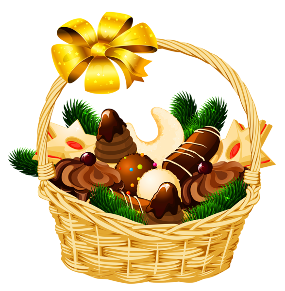 This png image - Holiday Christmas Basket PNG Picture, is available for free download