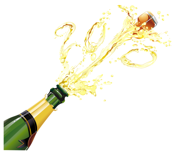 This png image - New Year Champagne PNG Clipart, is available for free download