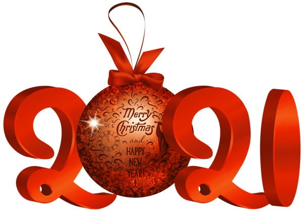 Red 2021 Decoration PNG Clipart Image | Gallery ...