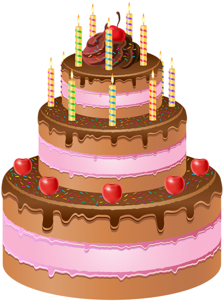 Birthday Cake PNG Clip Art Image | Gallery Yopriceville - High-Quality ...