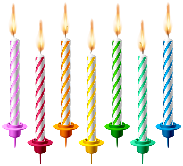 This png image - Birthday Candles PNG Transparent Clip Art Image, is available for free download