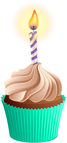 This png image - Birthday Cupcake PNG Clip Art Image, is available for free download