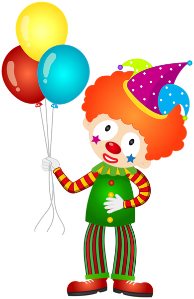 This png image - Clown with Balloons PNG Clipar, is available for free download