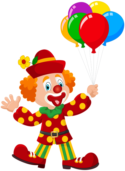 This png image - Clown with Balloons Transparent Image, is available for free download