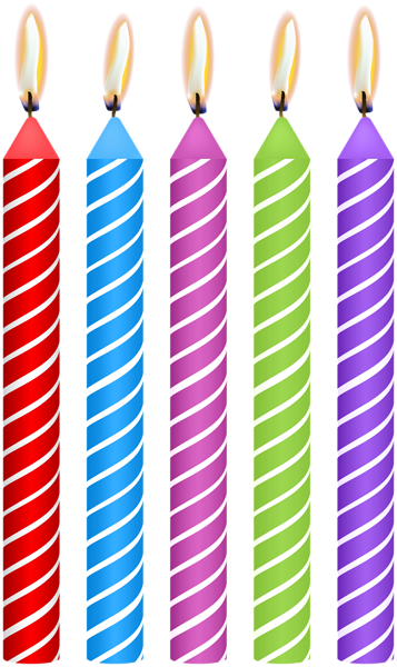 This png image - Colorful Birthday Candles PNG Clip Art Image, is available for free download