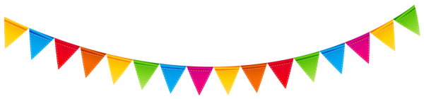 This png image - Colorful Birthday Streamer Transparent PNG Clip Art Image, is available for free download