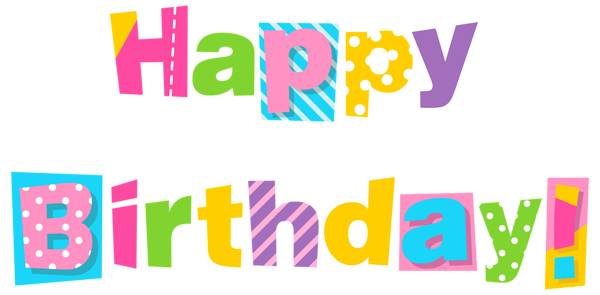 This png image - Colorful Happy Birthday Clipart Image, is available for free download