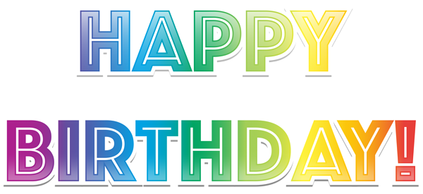 This png image - Colorful Happy Birthday PNG Clipart, is available for free download