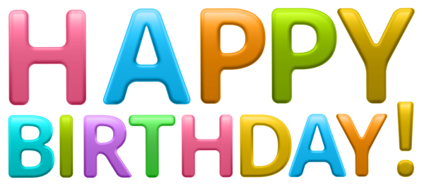 This png image - Colorful Happy Birthday Transparent PNG Clip Art Image, is available for free download