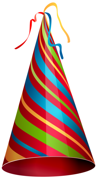 Colorful Party Hat Transparent PNG Clip Art Image ...