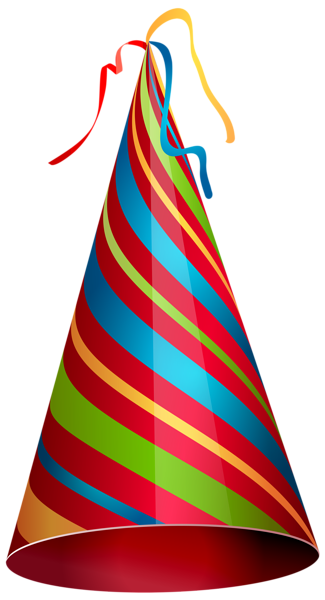 This png image - Colorful Party Hat Transparent PNG Clip Art Image, is available for free download