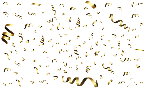 This png image - Confetti Gold Transparent Clip Art, is available for free download