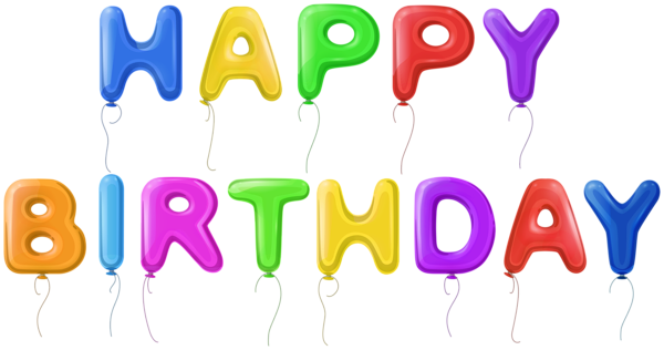 This png image - Happy Birthday Balloons PNG Clipart, is available for free download