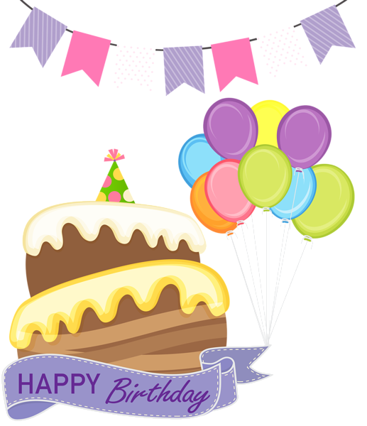 This png image - Happy Birthday Cake PNG Clip Art Image, is available for free download
