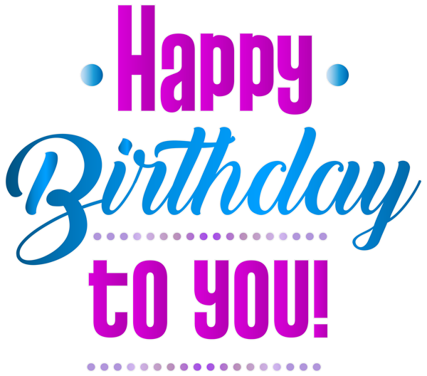 This png image - Happy Birthday Clipart PNG Image, is available for free download