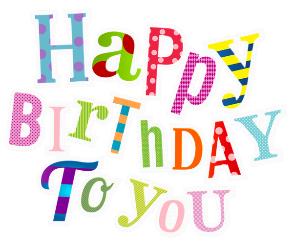 This png image - Happy Birthday Colorful Transparent PNG Clip Art Image, is available for free download
