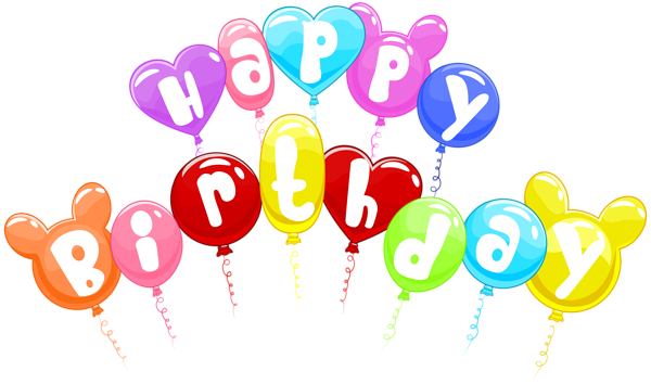 This png image - Happy Birthday Cute Balloons PNG Clip Art, is available for free download